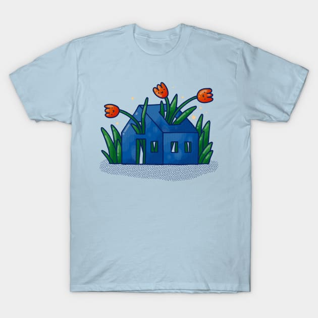 Tulip House T-Shirt by Tania Tania